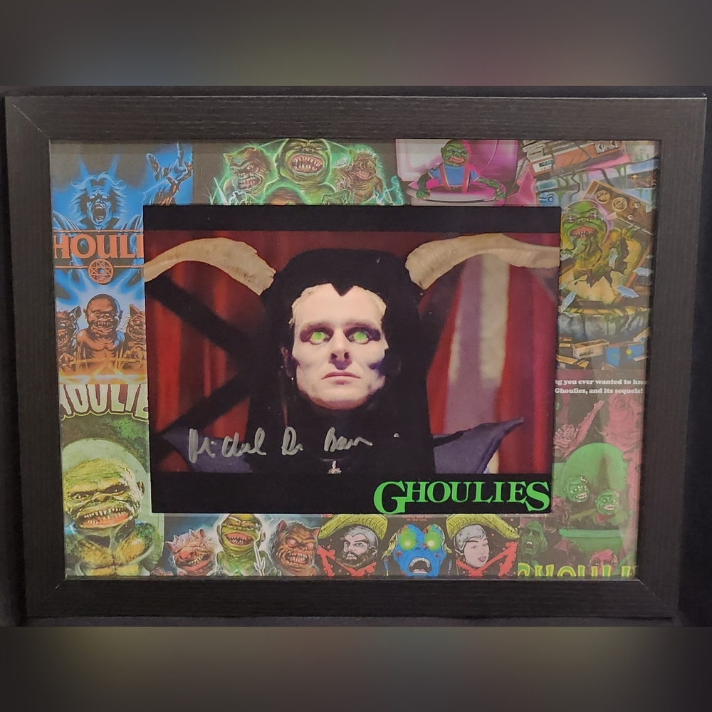 Michael Des Barres - Ghoulies Custom Matted & Framed Signed/Autograph Photo